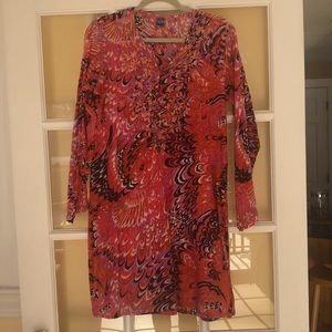 Raj Boho embroidered swim coverup